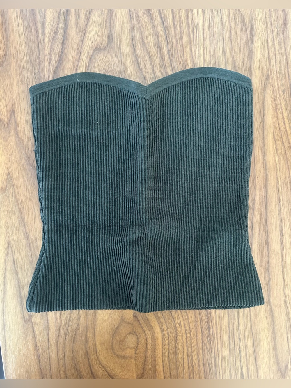 Aritzia Babaton Strapless Ribbed Tube Top - Olive Green